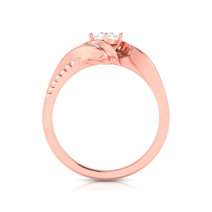 0.30 ct Natural Diamond Solitaire Engagement Wedding Rings 14k Gold - Image 6