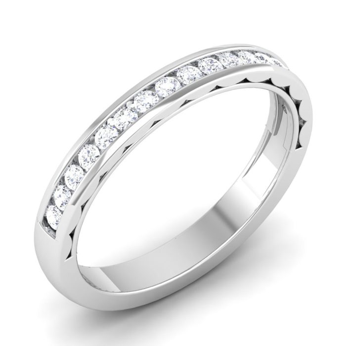 0.30 ct Natural Diamond Engagement Wedding Anniversary Bands 14k Gold - Image 1