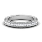 0.36 ct Natural Diamond Engagement Wedding Anniversary Bands 14k Gold - Image 2