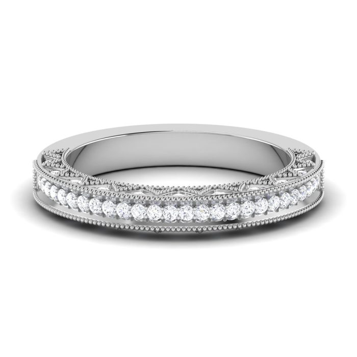 0.36 ct Natural Diamond Engagement Wedding Anniversary Bands 14k Gold - Image 2