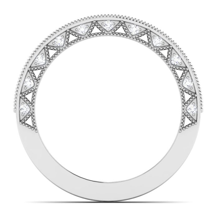 0.36 ct Natural Diamond Engagement Wedding Anniversary Bands 14k Gold - Image 5