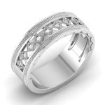 0.36 ct Natural Diamond Engagement Wedding Anniversary Bands 14k Gold - Image 4