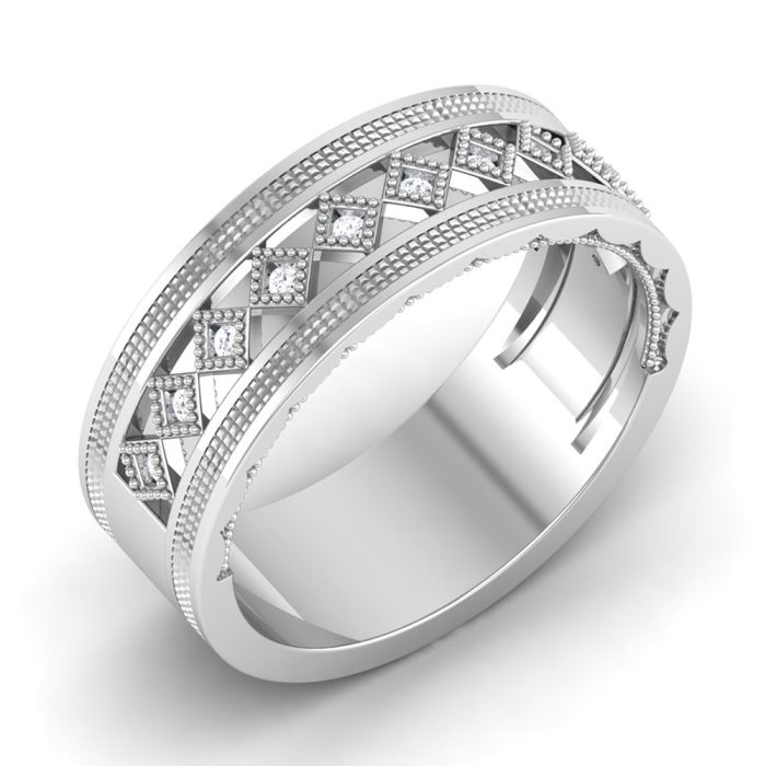 0.36 ct Natural Diamond Engagement Wedding Anniversary Bands 14k Gold - Image 3