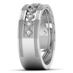 0.36 ct Natural Diamond Engagement Wedding Anniversary Bands 14k Gold - Image 5