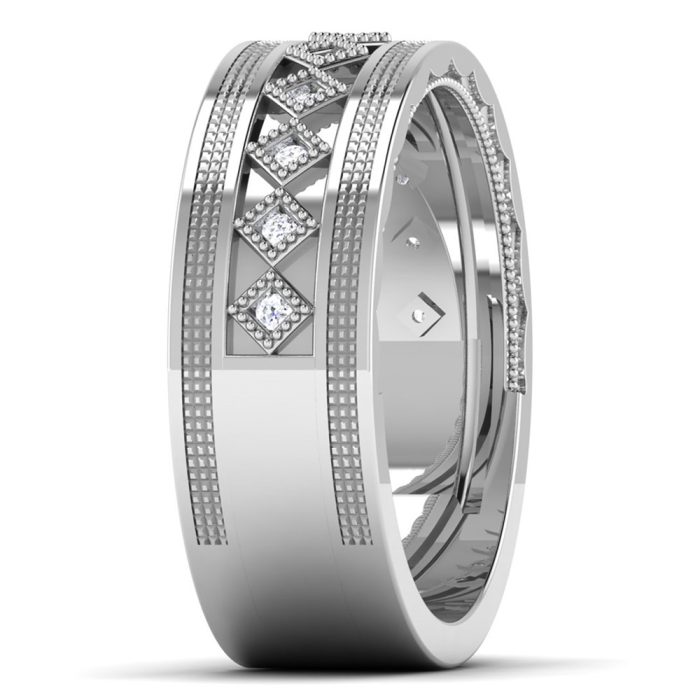 0.36 ct Natural Diamond Engagement Wedding Anniversary Bands 14k Gold - Image 5