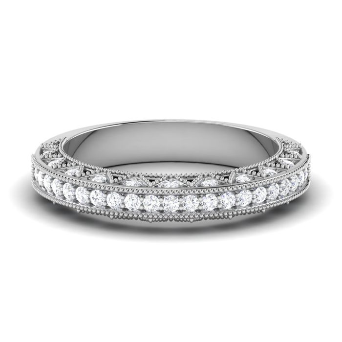 0.45 ct Natural Diamond Engagement Wedding Anniversary Bands 14k Gold - Image 2