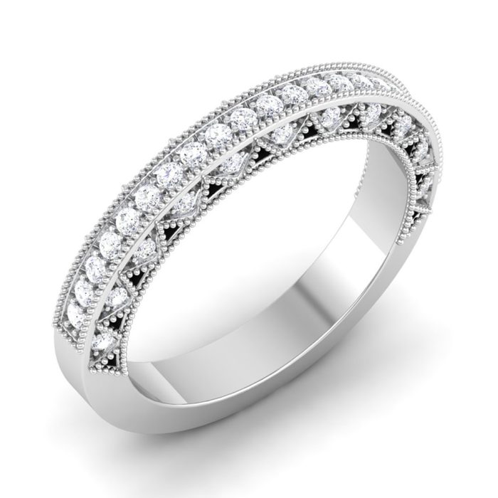 0.45 ct Natural Diamond Engagement Wedding Anniversary Bands 14k Gold - Image 1