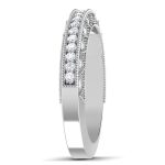 0.45 ct Natural Diamond Engagement Wedding Anniversary Bands 14k Gold - Image 4