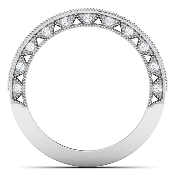 0.45 ct Natural Diamond Engagement Wedding Anniversary Bands 14k Gold - Image 5