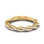 0.30 ct Natural Diamond Engagement Wedding Band 14k Gold - Image 7