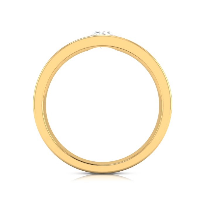 0.33 ct Natural Diamond Engagement Wedding Bands 14k Gold - Image 6