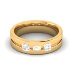 0.40 ct Natural Diamond Engagement Wedding Bands 14k Gold - Image 6