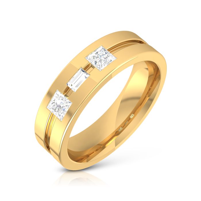 0.40 ct Natural Diamond Engagement Wedding Bands 14k Gold - Image 1