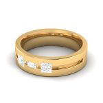 0.40 ct Natural Diamond Engagement Wedding Bands 14k Gold - Image 8