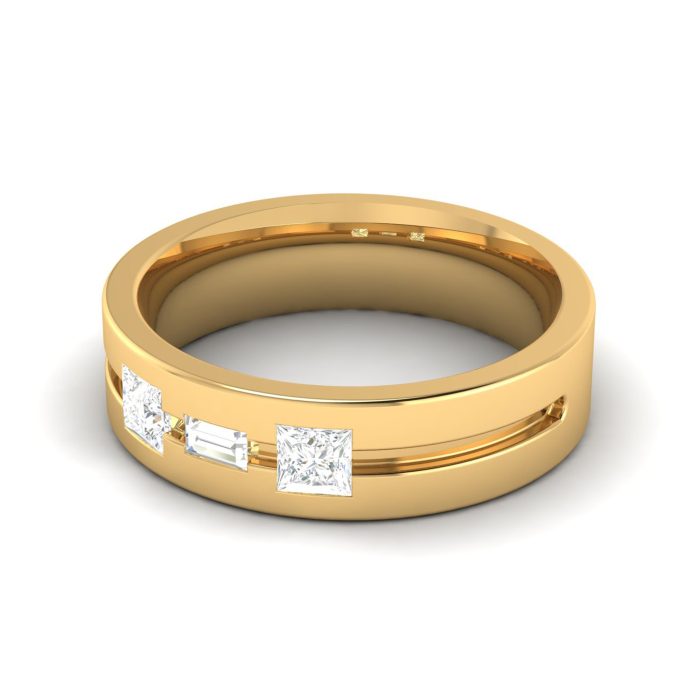 0.40 ct Natural Diamond Engagement Wedding Bands 14k Gold - Image 8