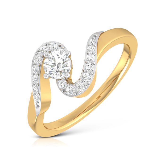0.33 ct Natural Diamond Engagement Anniversary Promise Rings 14k Gold - Image 1