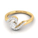 0.33 ct Natural Diamond Engagement Anniversary Promise Rings 14k Gold - Image 4
