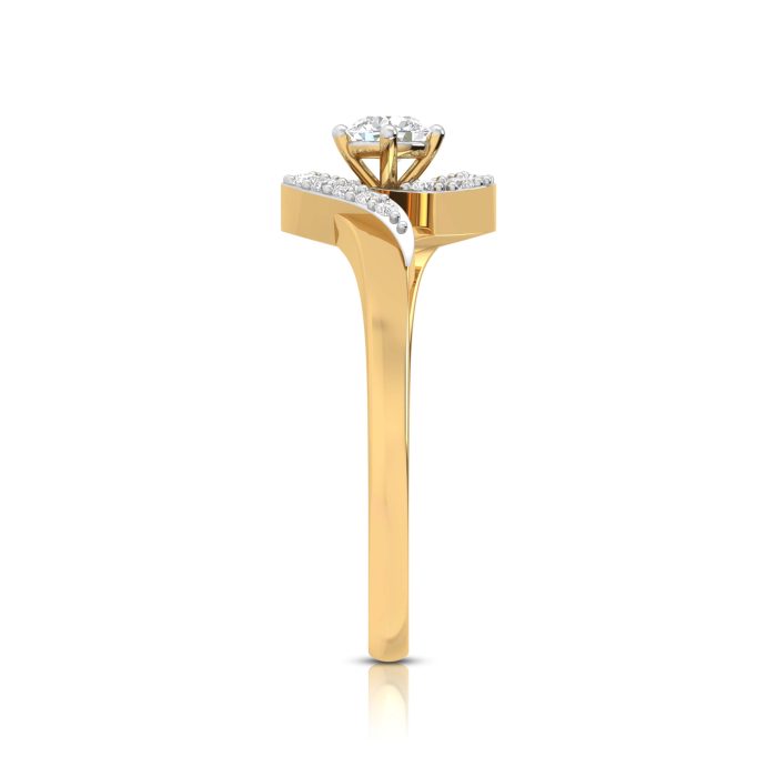 0.33 ct Natural Diamond Engagement Anniversary Promise Rings 14k Gold - Image 5