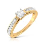 0.41 ct Natural Diamond Solitaire Engagement Wedding Rings 14k Gold