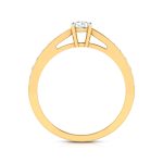 0.41 ct Natural Diamond Solitaire Engagement Wedding Rings 14k Gold - Image 11