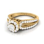 0.50 ct Natural Diamond Solitaire Engagement Wedding Rings 14k Gold - Image 3