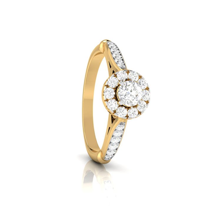 0.37 ct Natural Diamond Solitaire Engagement Wedding Rings 14k Gold - Image 11
