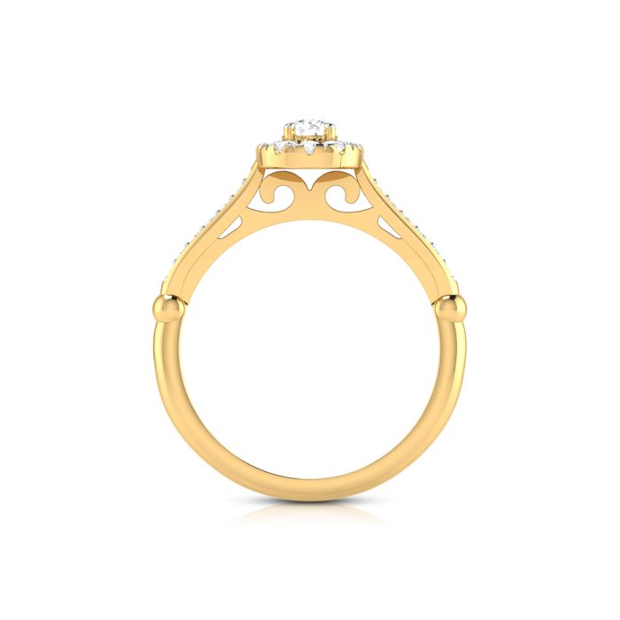 0.37 ct Natural Diamond Solitaire Engagement Wedding Rings 14k Gold - Image 13