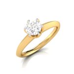 0.37 ct Natural Diamond Solitaire Engagement Wedding Rings 14k Gold