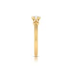 0.37 ct Natural Diamond Solitaire Engagement Wedding Rings 14k Gold - Image 6