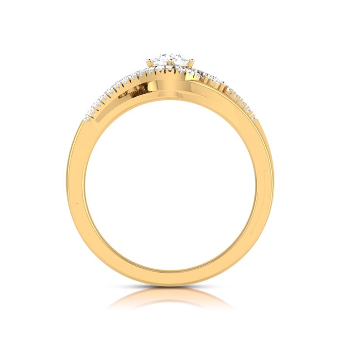 0.35 ct Natural Diamond Engagement Solitaire Wedding Rings 14k Gold - Image 11