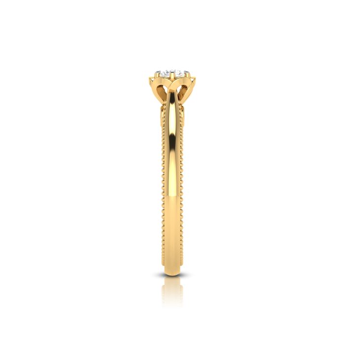 0.29 ct Natural Diamond Solitaire Engagement Wedding Rings 14k Gold - Image 6