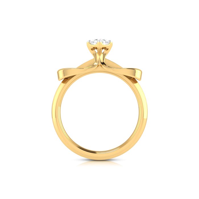 0.37 ct Natural Solitaire Diamond Engagement Wedding Rings 14k Gold - Image 13