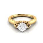 0.48 CT Natural Solitaire Diamond Engagement Wedding Rings 14k Gold - Image 8