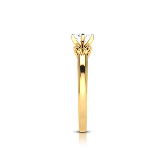 0.48 CT Natural Solitaire Diamond Engagement Wedding Rings 14k Gold - Image 12