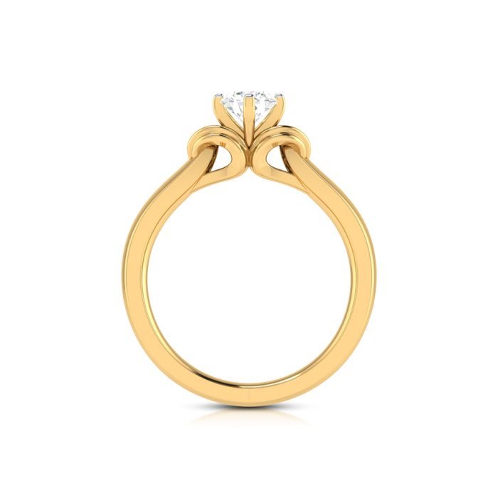 0.48 CT Natural Solitaire Diamond Engagement Wedding Rings 14k Gold - Image 13