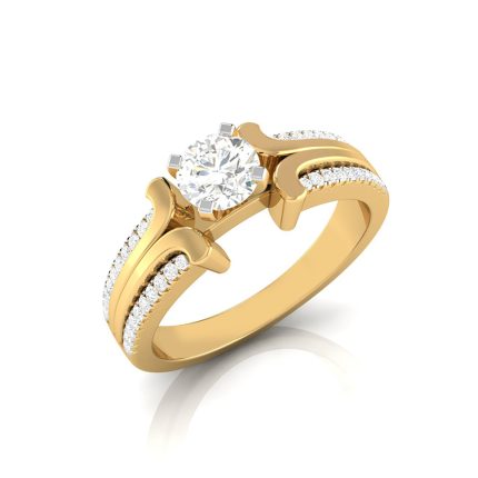 0.50 Ct Natural Solitaire Diamond Engagement Wedding Rings 14k Gold