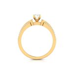 0.50 Ct Natural Solitaire Diamond Engagement Wedding Rings 14k Gold - Image 7