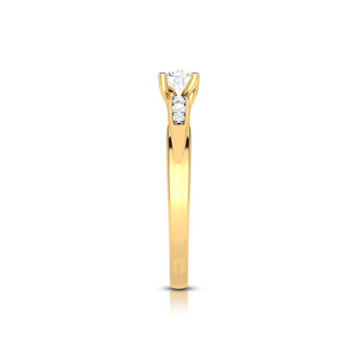 0.39 Ct Natural Solitaire Diamond Engagement Wedding Rings 14k Gold - Image 12