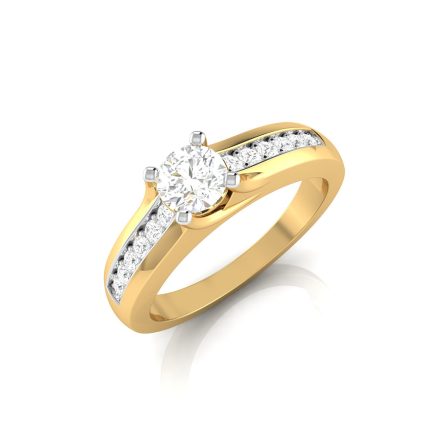 0.45 ct Natural Diamond Solitaire Engagement Wedding Rings 14k Gold