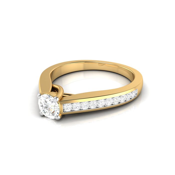 0.50 ct Natural Diamond Solitaire Engagement Wedding Solitaire Rings 14k Gold - Image 9
