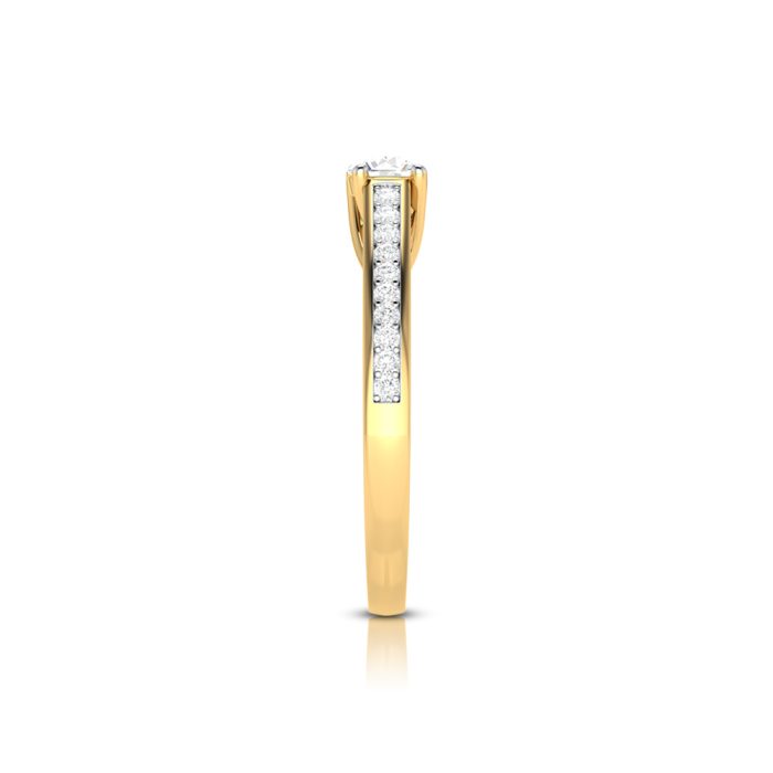 0.50 ct Natural Diamond Solitaire Engagement Wedding Solitaire Rings 14k Gold - Image 12