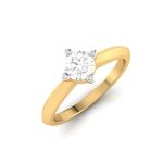 0.36 ct Natural Diamond Solitaire Engagement Wedding Solitaire Rings 14k Gold