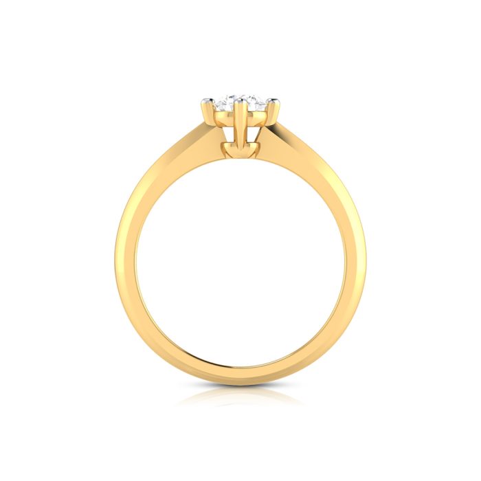 0.36 ct Natural Diamond Solitaire Engagement Wedding Solitaire Rings 14k Gold - Image 7