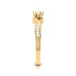 0.27 ct ct Natural Diamond Solitaire Engagement Wedding Rings 14k Gold - Image 5