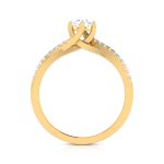 0.35 ct Natural Diamond Solitaire Engagement Wedding Rings 14k Gold - Image 9