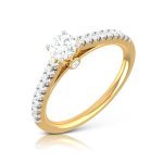 0.43 ct Natural Diamond Solitaire Engagement Wedding Rings 14k Gold