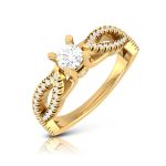 0.35 ct Natural Diamond Solitaire Engagement Wedding Rings 14k Gold