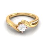 0.30 ct Natural Diamond Solitaire Engagement Wedding Rings 14k Gold - Image 7