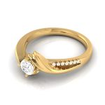0.30 ct Natural Diamond Solitaire Engagement Wedding Rings 14k Gold - Image 9