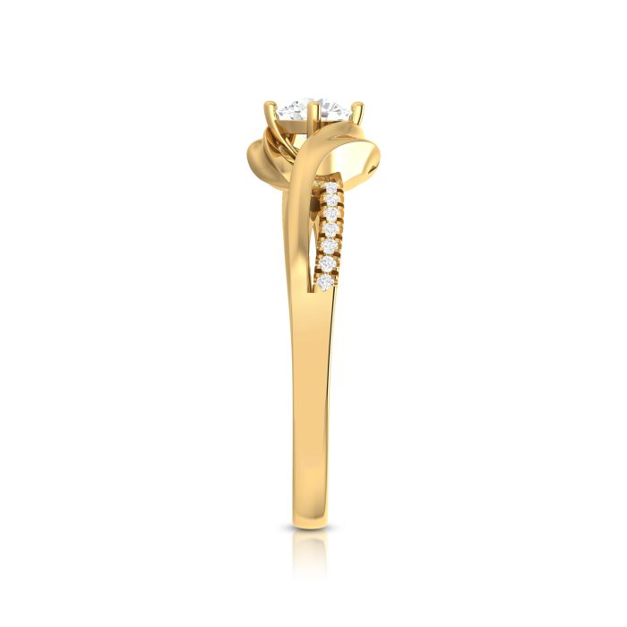 0.30 ct Natural Diamond Solitaire Engagement Wedding Rings 14k Gold - Image 10